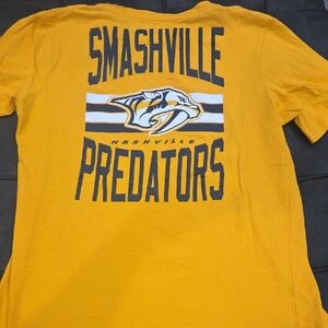 NHL Smashville Predators Yellow Tee